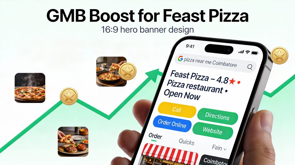 GMB Boost for Feast Pizza